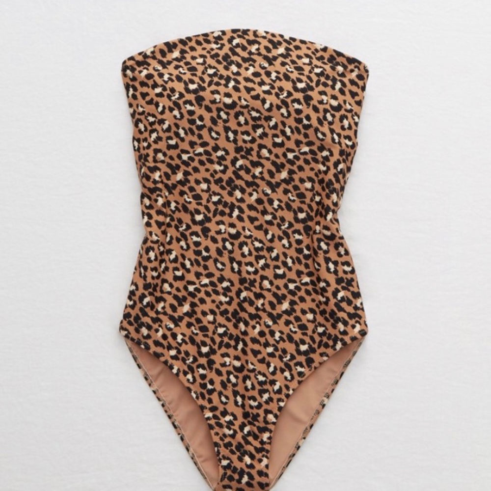 Aerie Strapless One Piece Swimsuit